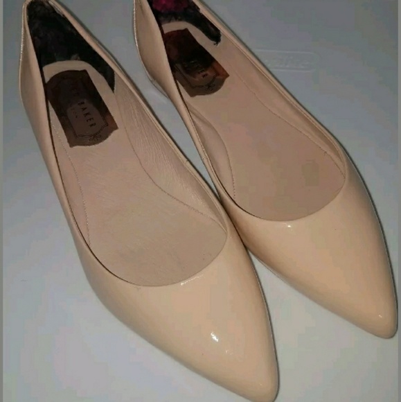 Ted Baker Shoes - Ted Baker 36 Izlar 2 Nude patent flats